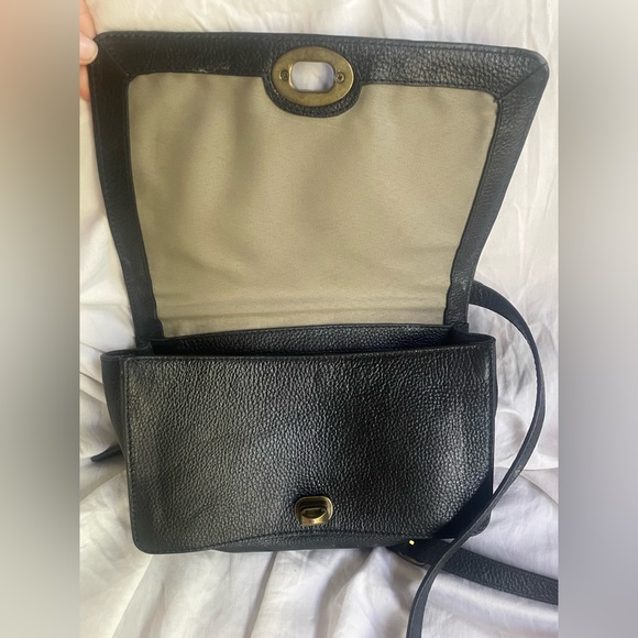 American Leather Co. Black Shoulder Bag 💼🖤 - Picture 3 of 8